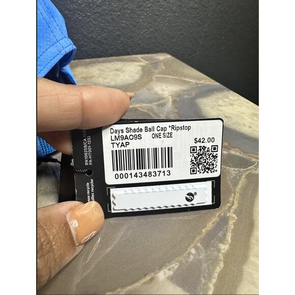 Lululemon Days Shade Ball Cap Ripstop, Tidal Dye Aero Blue Poolside Blue (TYAP) - Picture 8 of 8